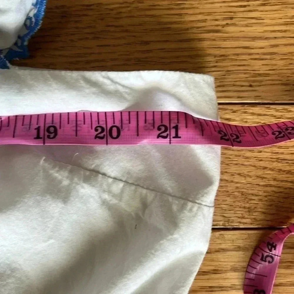 ❤️2/50❤️[18]Lane Bryant  Short Flutter-Sleeve Square-Neck Embroidered Dress - Picture 8 of 11